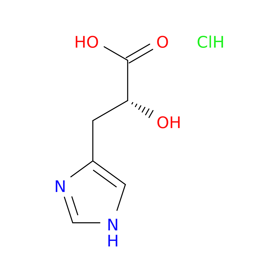 (2R)-2-hydroxy-3-(1H-imidazol-4-yl)propanoic acid hydrochloride