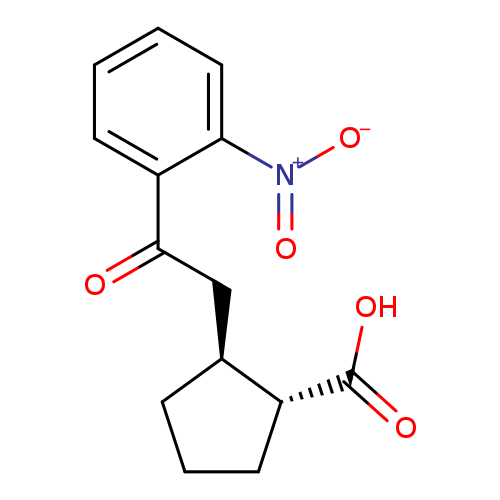 trans-2-[2-Oxo-2-(2-nitrophenyl)ethyl]cyclopentane-1-carboxylic acid