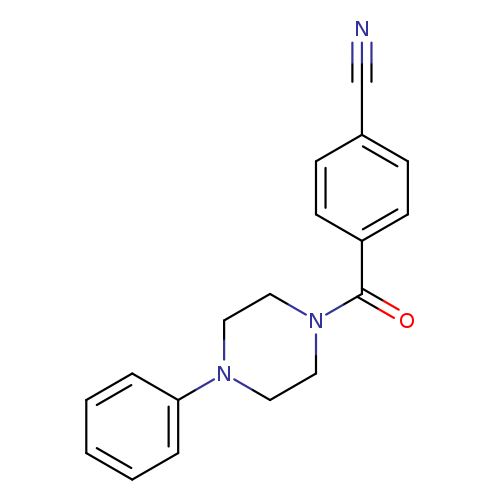 4-(4-phenylpiperazine-1-carbonyl)benzonitrile