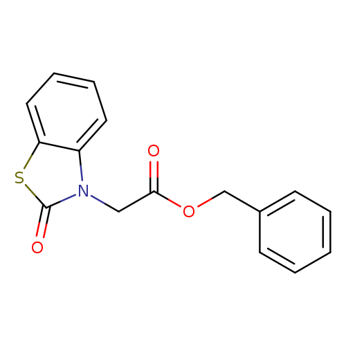 3(2H)-Benzothiazoleacetic acid, 2-oxo-, phenylmethyl ester