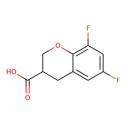 6,8-difluoro-3,4-dihydro-2H-1-benzopyran-3-carboxylic acid