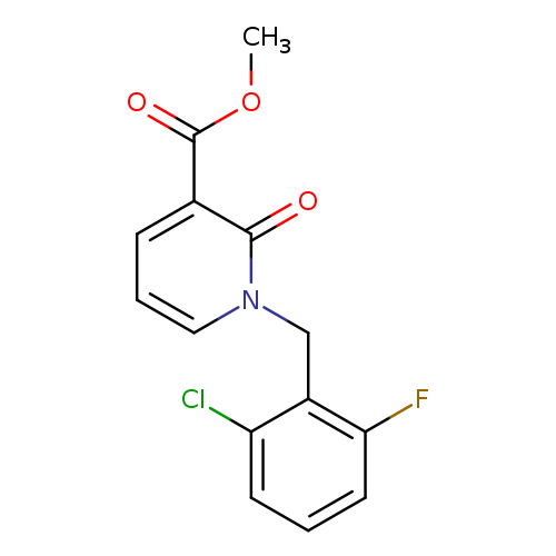 methyl 1-[(2-chloro-6-fluorophenyl)methyl]-2-oxo-1,2-dihydropyridine-3-carboxylate