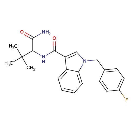 N-(1-amino-3,3-dimethyl-1-oxobutan-2-yl)-1-(4-fluorobenzyl)-1H-indole-3-carboxamide