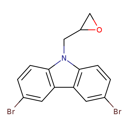 9H-Carbazole, 3,6-dibromo-9-(oxiranylmethyl)-