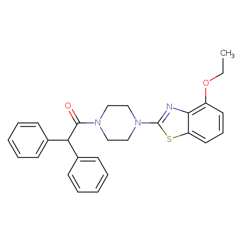 1-[4-(4-ethoxy-1,3-benzothiazol-2-yl)piperazin-1-yl]-2,2-diphenylethan-1-one