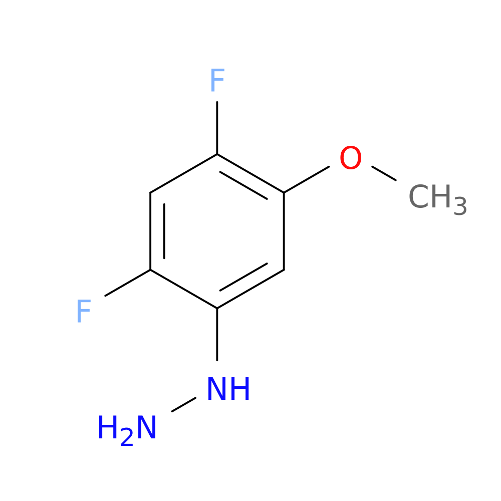 (2,4-difluoro-5-methoxyphenyl)hydrazine