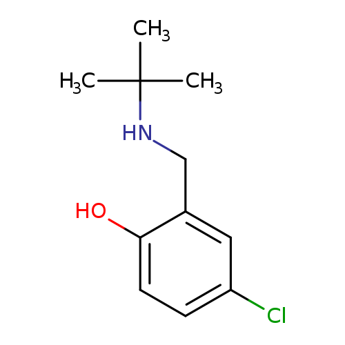 2-[(tert-butylamino)methyl]-4-chlorophenol