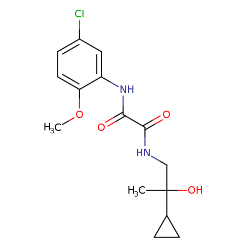 N'-(5-chloro-2-methoxyphenyl)-N-(2-cyclopropyl-2-hydroxypropyl)ethanediamide