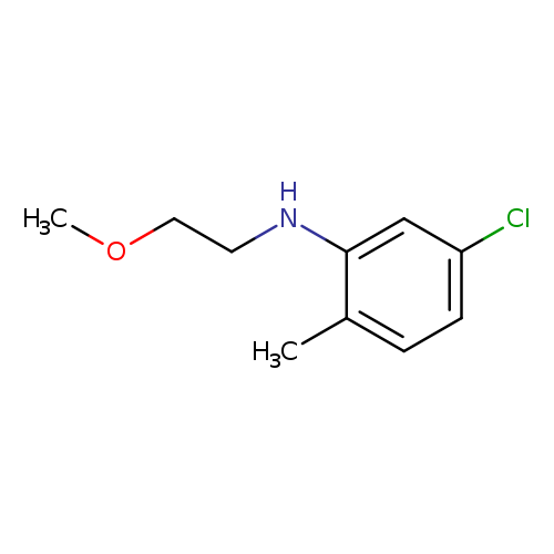 5-chloro-N-(2-methoxyethyl)-2-methylaniline
