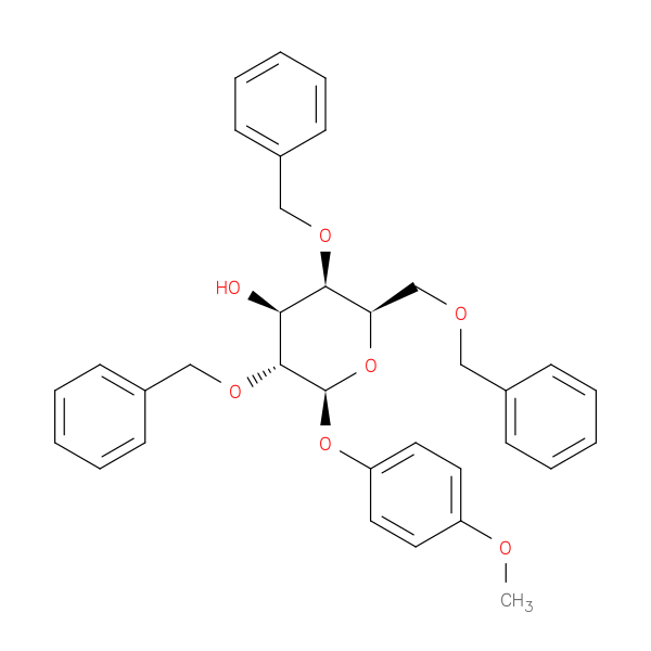 4-Methoxyphenyl 2,4,6-Tri-O-benzyl-beta-D-galactopyranoside