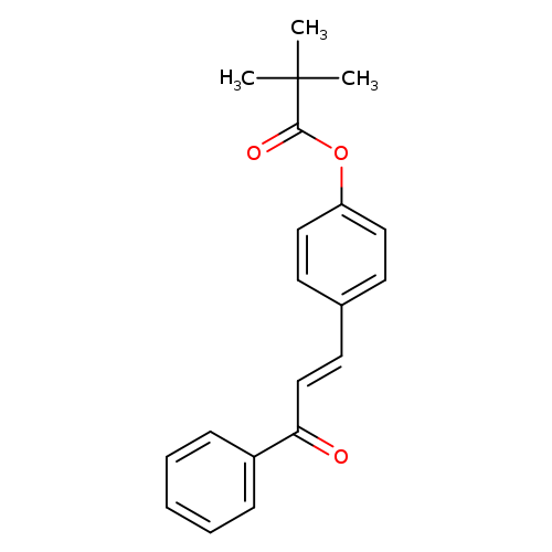 4-[(1E)-3-oxo-3-phenylprop-1-en-1-yl]phenyl 2,2-dimethylpropanoate