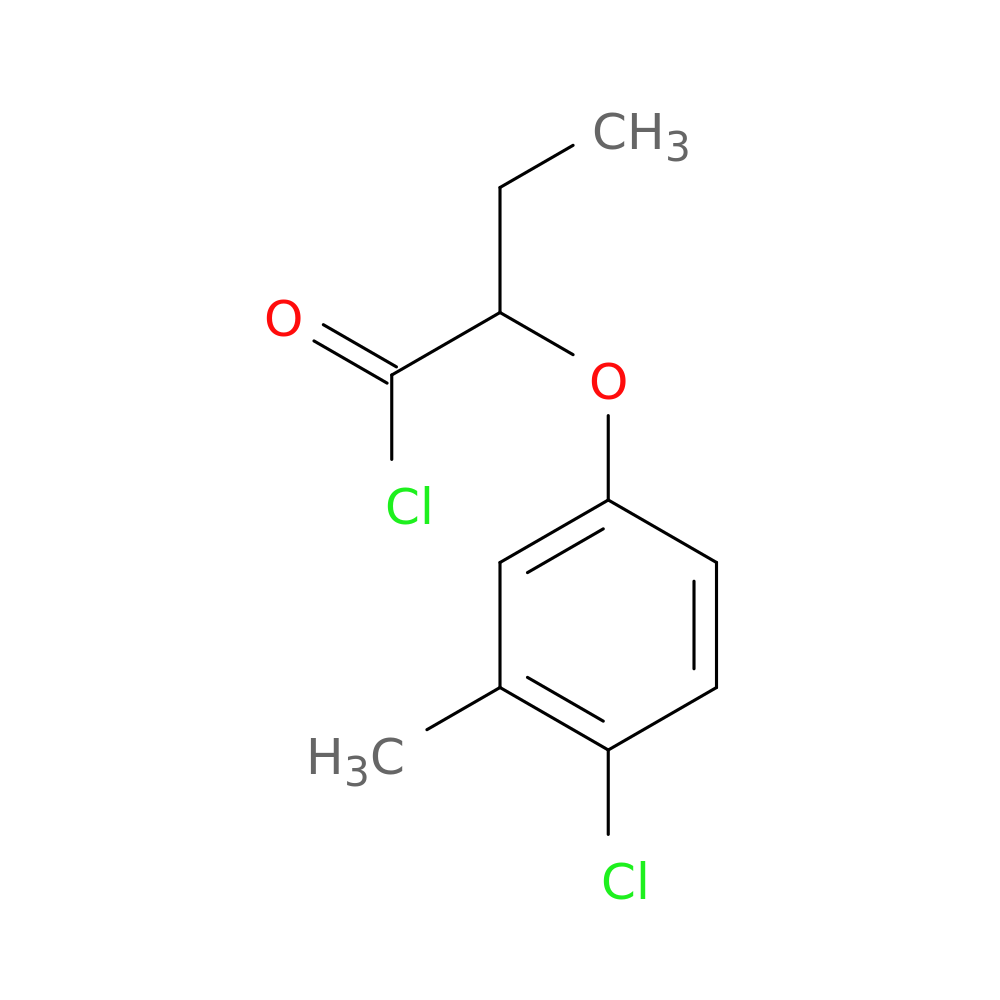 2-(4-Chloro-3-methylphenoxy)butanoyl chloride