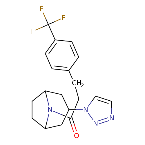 1-[3-(1H-1,2,3-triazol-1-yl)-8-azabicyclo[3.2.1]octan-8-yl]-3-[4-(trifluoromethyl)phenyl]propan-1-one