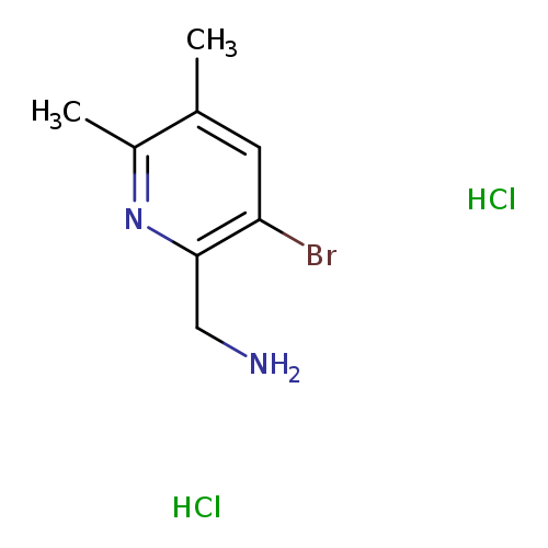 1-(3-bromo-5,6-dimethylpyridin-2-yl)methanaminedihydrochloride