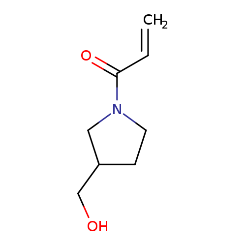 1-[3-(hydroxymethyl)pyrrolidin-1-yl]prop-2-en-1-one
