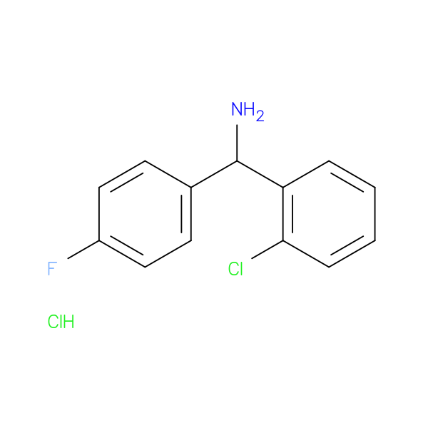 (2-chlorophenyl)(4-fluorophenyl)methanamine hydrochloride
