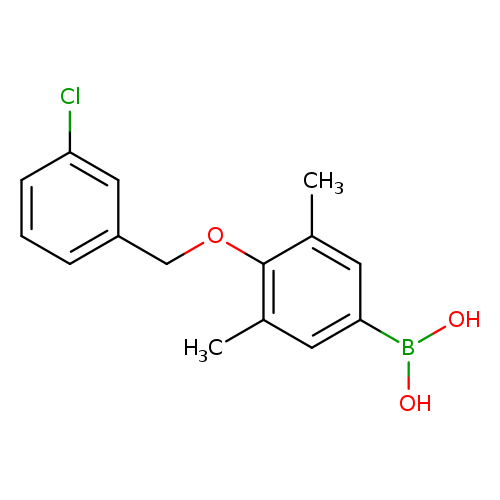 (4-((3-Chlorobenzyl)oxy)-3,5-dimethylphenyl)boronic acid