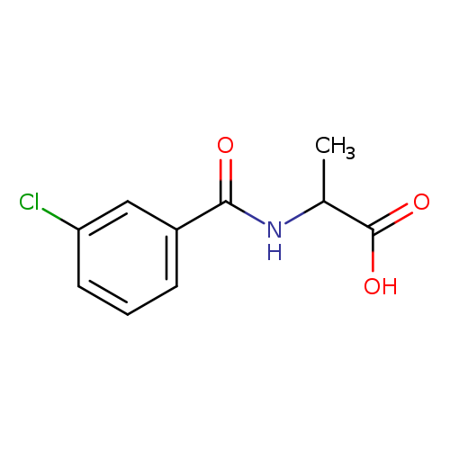 2-[(3-chlorophenyl)formamido]propanoic acid