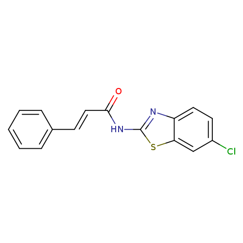 (2E)-N-(6-chloro-1,3-benzothiazol-2-yl)-3-phenylprop-2-enamide