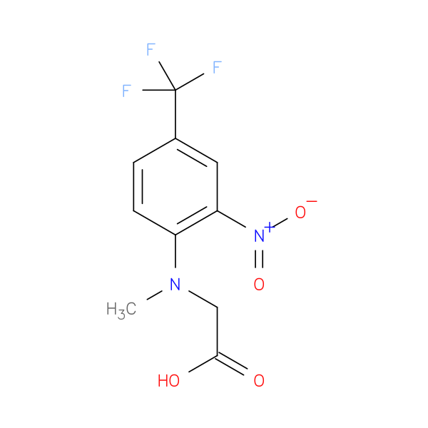 2-{methyl[2-nitro-4-(trifluoromethyl)phenyl]amino}acetic acid