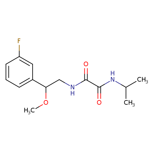 N'-[2-(3-fluorophenyl)-2-methoxyethyl]-N-(propan-2-yl)ethanediamide