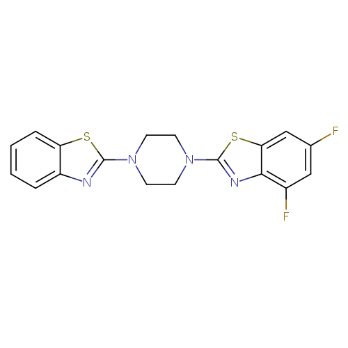 2-[4-(1,3-benzothiazol-2-yl)piperazin-1-yl]-4,6-difluoro-1,3-benzothiazole