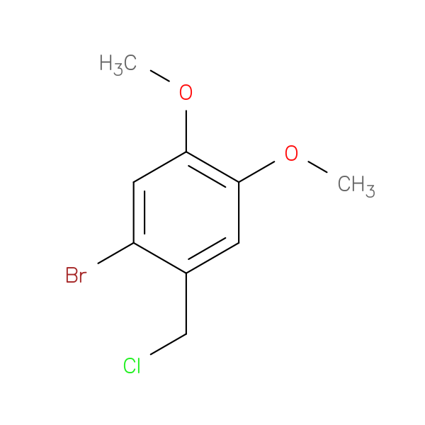 1-Bromo-2-(chloromethyl)-4,5-dimethoxybenzene