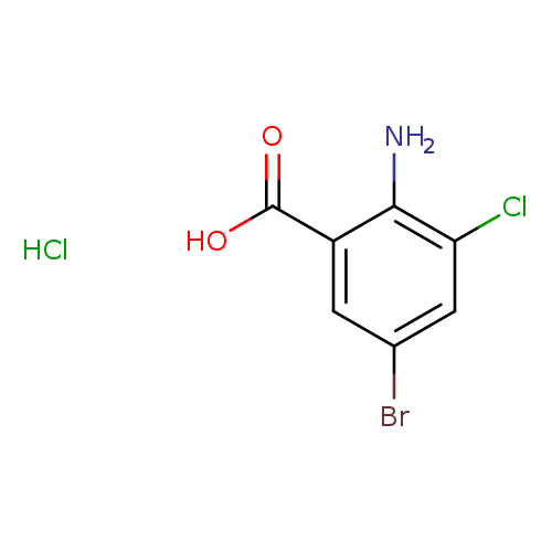 2-amino-5-bromo-3-chlorobenzoic acid hydrochloride
