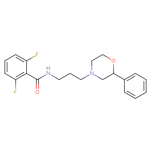 2,6-difluoro-N-[3-(2-phenylmorpholin-4-yl)propyl]benzamide