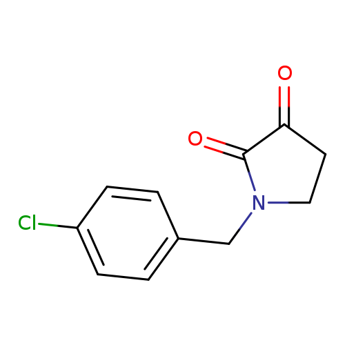 1-[(4-chlorophenyl)methyl]pyrrolidine-2,3-dione
