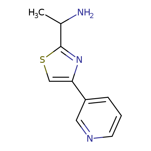 1-[4-(pyridin-3-yl)-1,3-thiazol-2-yl]ethan-1-amine