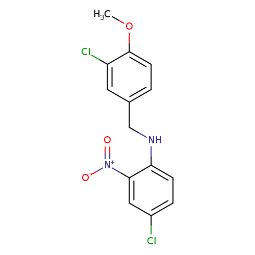 4-chloro-N-[(3-chloro-4-methoxyphenyl)methyl]-2-nitroaniline