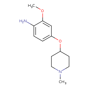 2-Methoxy-4-((1-methylpiperidin-4-yl)oxy)aniline
