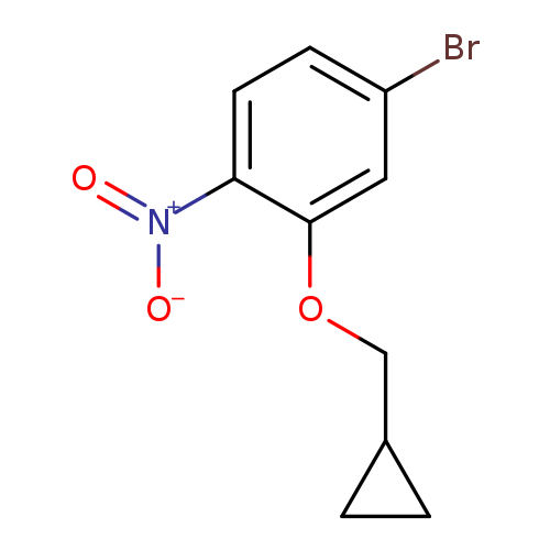 4-Bromo-2-cyclopropylmethoxy-1-nitro-benzene