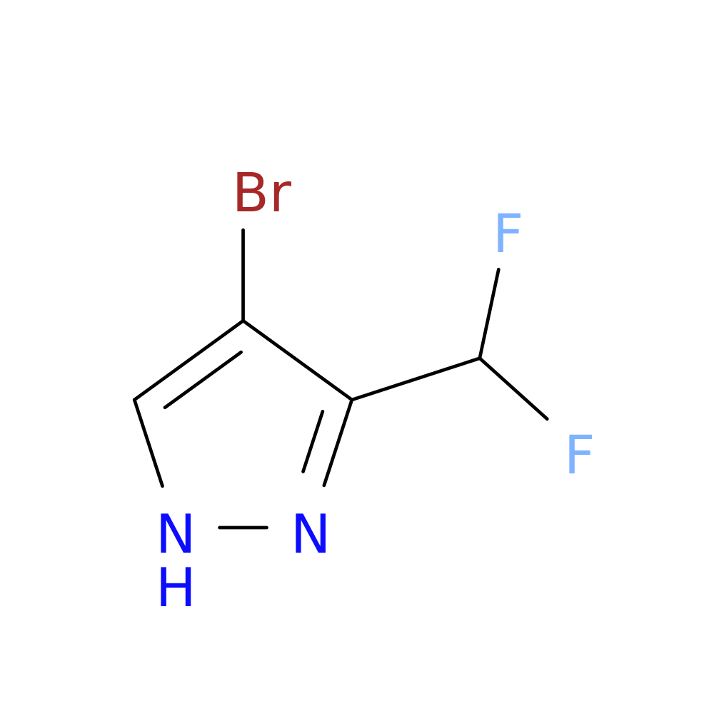 4-Bromo-3-(difluoromethyl)-1H-pyrazole