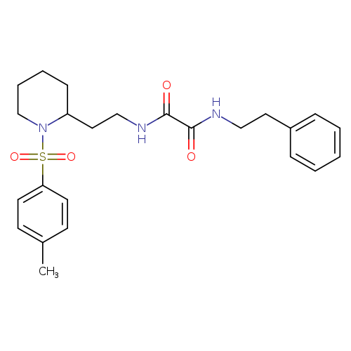 N-{2-[1-(4-methylbenzenesulfonyl)piperidin-2-yl]ethyl}-N'-(2-phenylethyl)ethanediamide