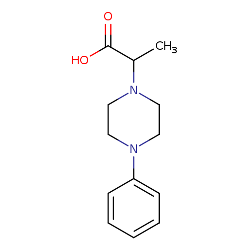 2-(4-phenylpiperazin-1-yl)propanoic acid