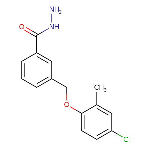 3-[(4-CHLORO-2-METHYLPHENOXY)METHYL]BENZOHYDRAZIDE