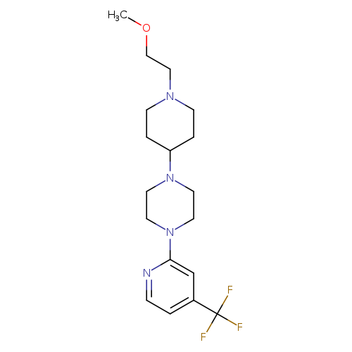 1-[1-(2-methoxyethyl)piperidin-4-yl]-4-[4-(trifluoromethyl)pyridin-2-yl]piperazine
