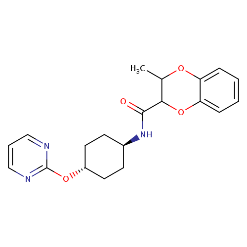 3-methyl-N-[(1r,4r)-4-(pyrimidin-2-yloxy)cyclohexyl]-2,3-dihydro-1,4-benzodioxine-2-carboxamide