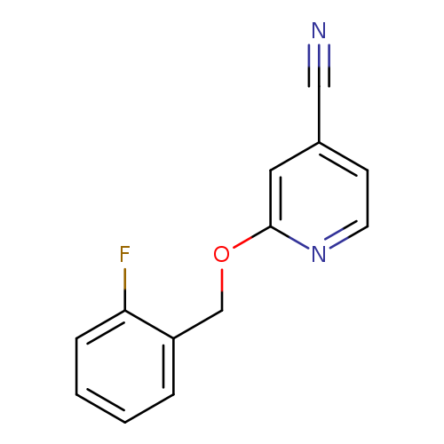 2-[(2-fluorophenyl)methoxy]pyridine-4-carbonitrile