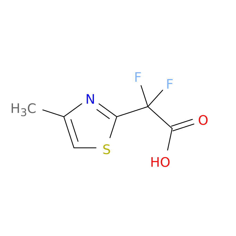 2,2-difluoro-2-(4-methyl-1,3-thiazol-2-yl)acetic acid