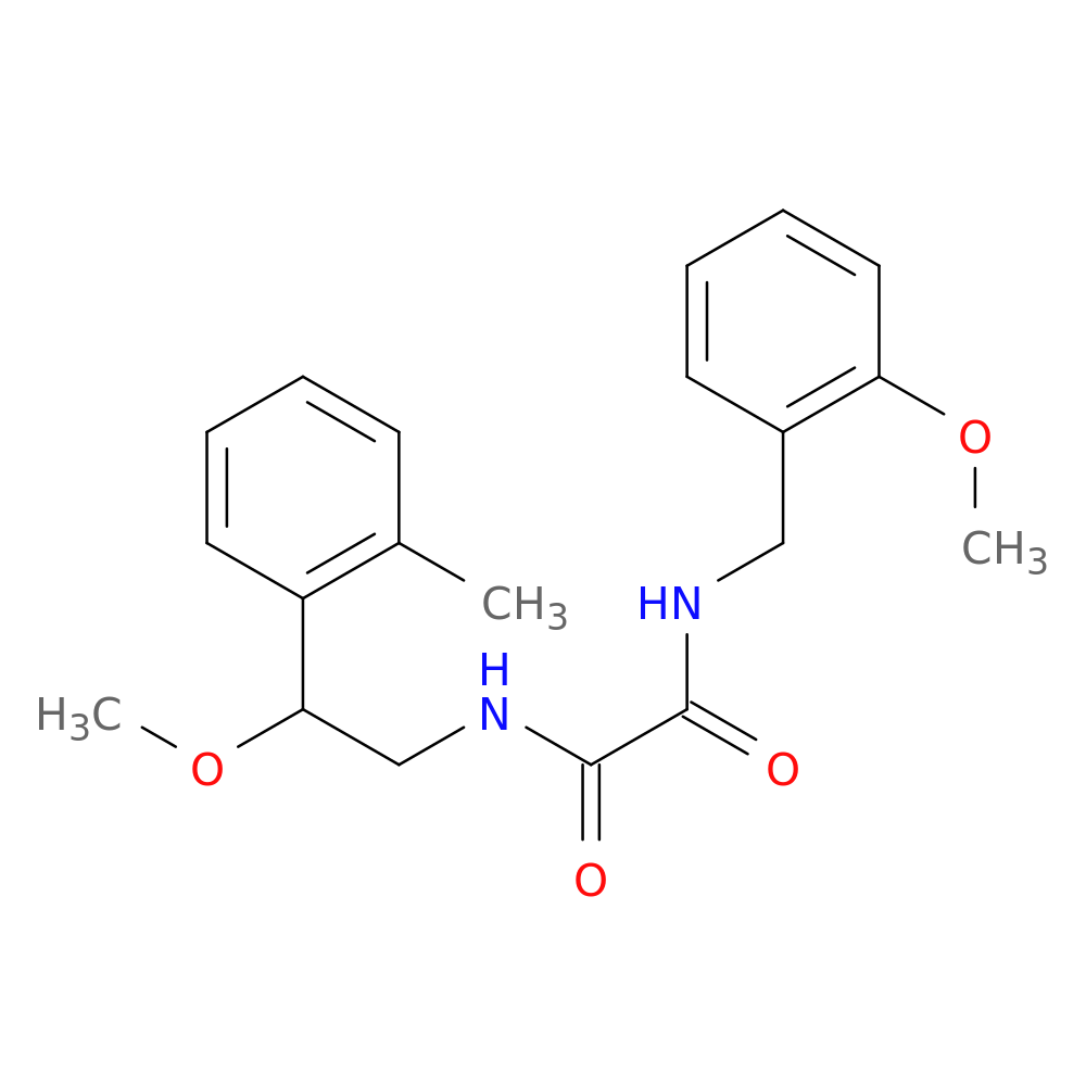N'-[2-methoxy-2-(2-methylphenyl)ethyl]-N-[(2-methoxyphenyl)methyl]ethanediamide