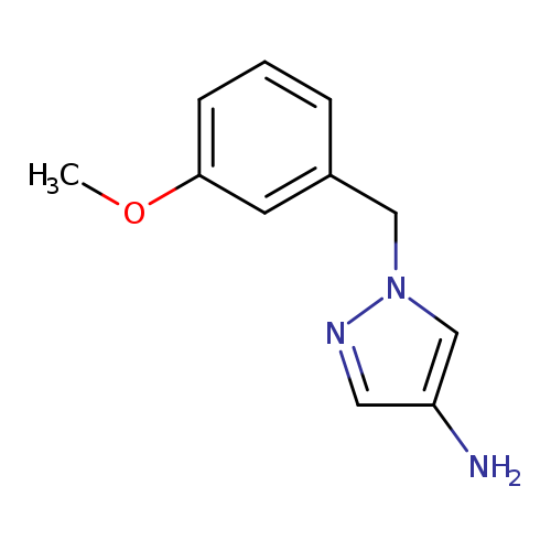 1-[(3-methoxyphenyl)methyl]-1H-pyrazol-4-amine hydrochloride