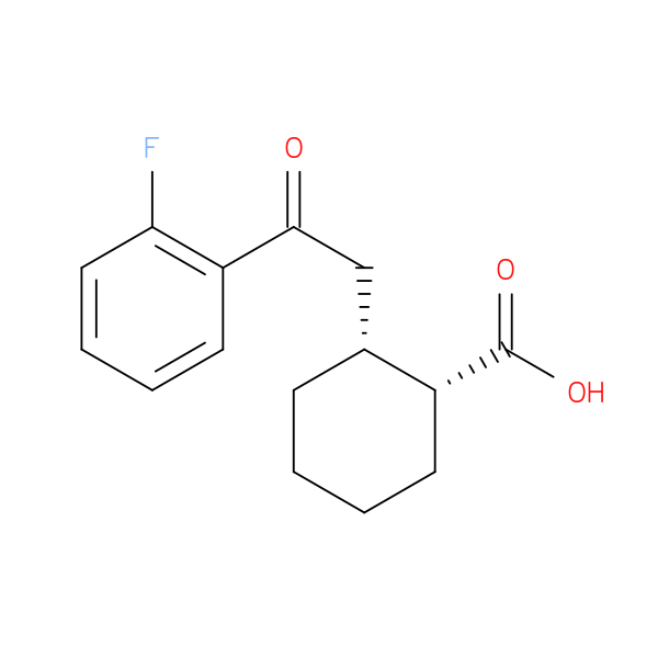 cis-2-[2-(2-Fluorophenyl)-2-oxoethyl]cyclohexane-1-carboxylic acid