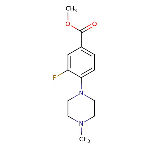 Methyl 3-fluoro-4-(4-methyl-1-piperazinyl)benzoate
