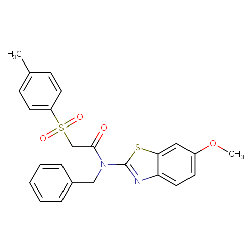 N-benzyl-N-(6-methoxy-1,3-benzothiazol-2-yl)-2-(4-methylbenzenesulfonyl)acetamide