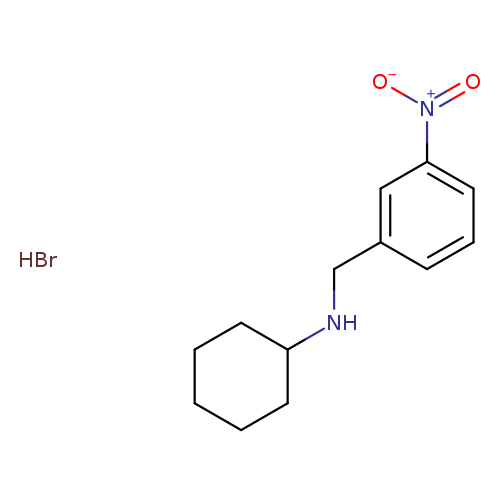 N-(3-nitrobenzyl)cyclohexanamine hydrobromide