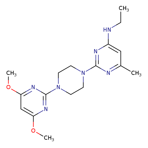 2-[4-(4,6-dimethoxypyrimidin-2-yl)piperazin-1-yl]-N-ethyl-6-methylpyrimidin-4-amine