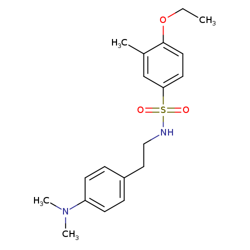 N-{2-[4-(dimethylamino)phenyl]ethyl}-4-ethoxy-3-methylbenzene-1-sulfonamide